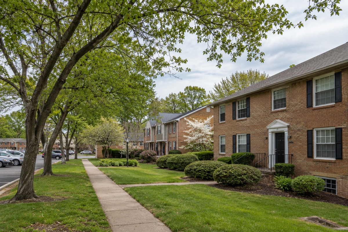 Illustrative Maryland rental neighborhood